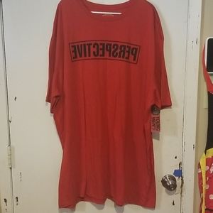 2/$15 Foundry Men's T-Shirt 3XLT Red